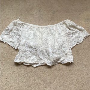 Off the shoulder blouse